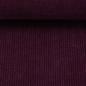 Preview: Cord Jersey bordeaux "Juna" Längsstreifen dünn