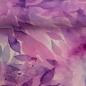 Preview: Jersey fliederfarbene Blätter aquarell