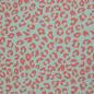 Preview: Kunstleder Leo mint koralle