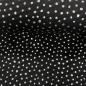 Mobile Preview: Jersey schwarz mit silbernen Folienprint Punkte