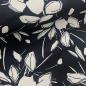 Mobile Preview: Viskosejersey schwarz mit cremefarbenen Muster