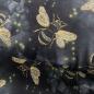 Preview: Bio Jersey Bienen schwarz grau Eigenproduktion von Frau Räuber und RaBüntze