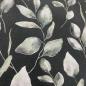 Preview: Canvas Blätter auf anthrazit
