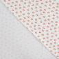 Preview: Jersey Ajour (Lochstickerei) cremeweiß mit Kirschen