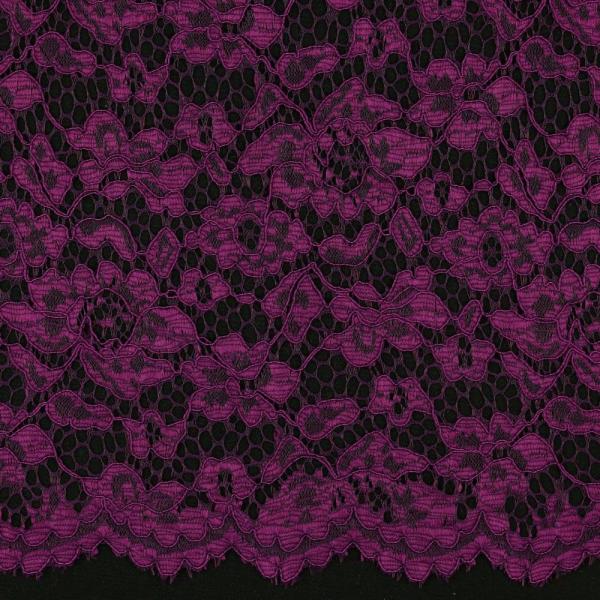 Spitze mit Muschelkante beidseits purple