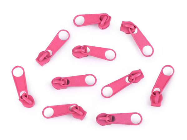Schieber Zipper für 3mm RV endlos 137 rosa