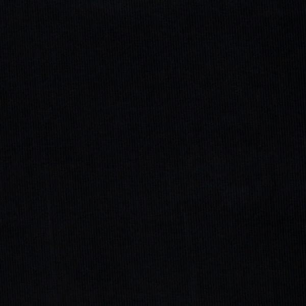 Cord Jersey schwarz "Juna" Längsstreifen dünn