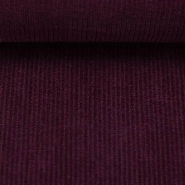 Cord Jersey bordeaux "Juna" Längsstreifen dünn