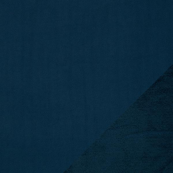 Doubleface Fleece "Tamme" blau