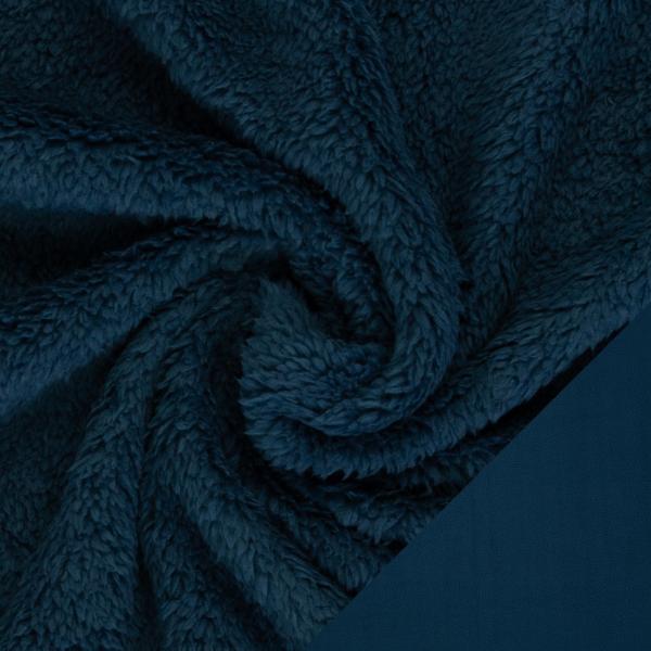 Doubleface Fleece "Tamme" blau