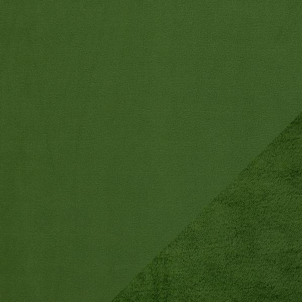 Doubleface Fleece "Tamme" moosgrün