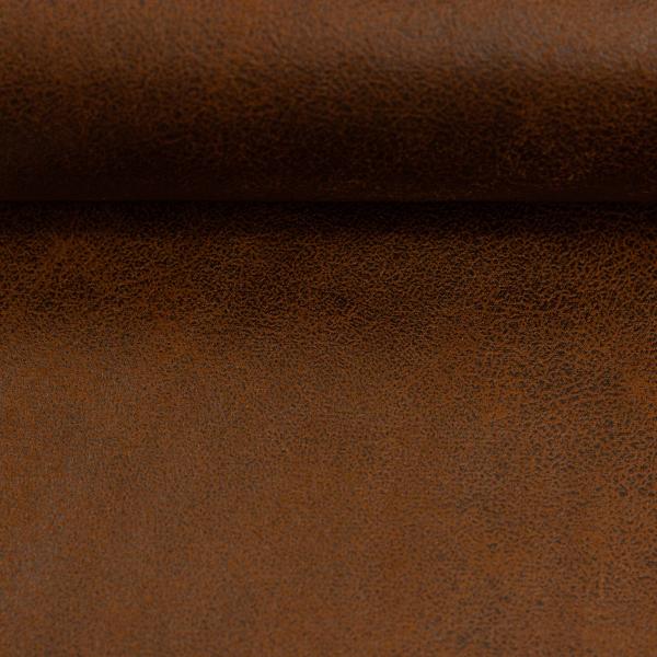 Kunstleder Suede cognac/ braun