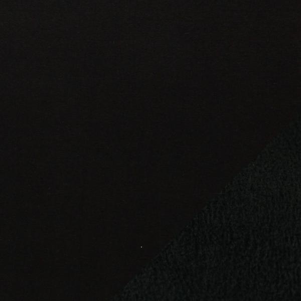 Alpenfleece uni schwarz