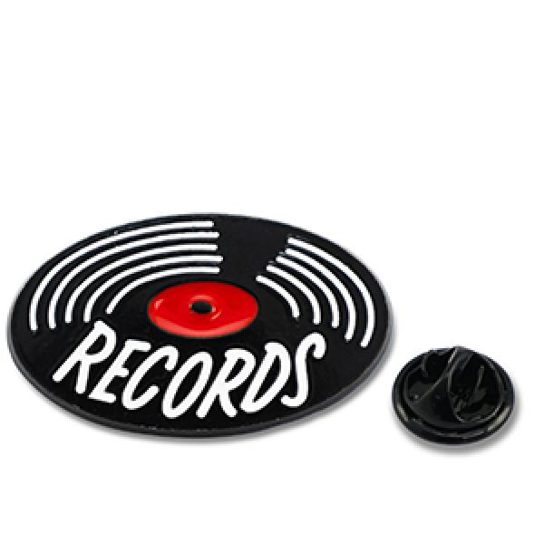 Pin / Anstecker " LP Records "
