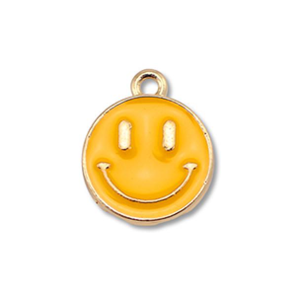 Anhänger Metall Smiley