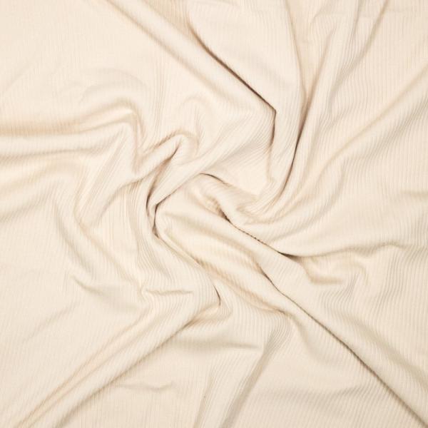 Bambusjersey RIPP uni creme