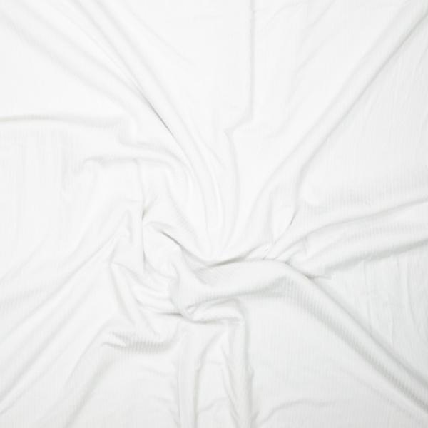 Preview: Bambusjersey RIPP uni weiß