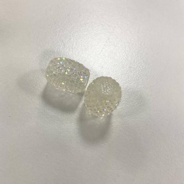 Perlenset transparent Regenbogenglanz (2 Stück)