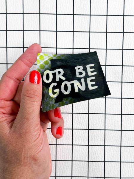 Preview: Flippatch "be real / or be gone"