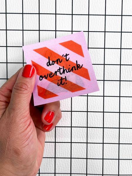 Flippatch "don´t overthink it"