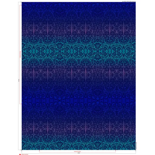 Jersey Farb und Musterverlauf Aqua