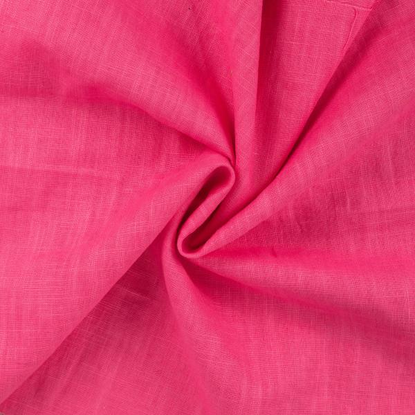 Leinen uni fuchsie/ pink