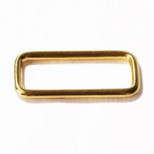 Vierkant Ring 25 mm gold