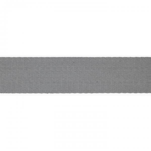 Gurtband 40 mm silber grau soft touch