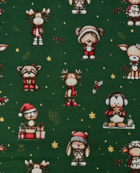 Jersey sweet Christmas grün