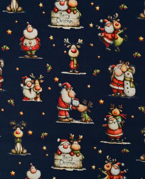 Jersey Merry Christmas blau
