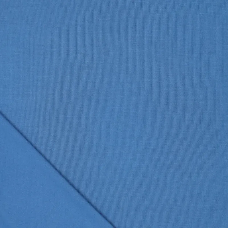 Bambusjersey uni royalblau