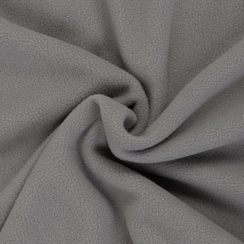 Doubleface Fleece "Tamme" hellgrau