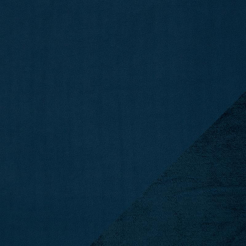 Doubleface Fleece "Tamme" blau