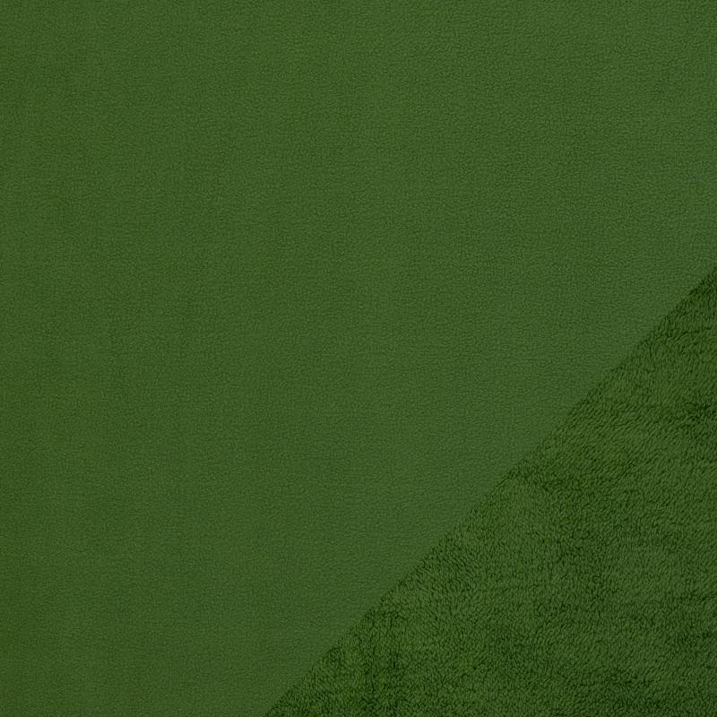 Doubleface Fleece "Tamme" moosgrün