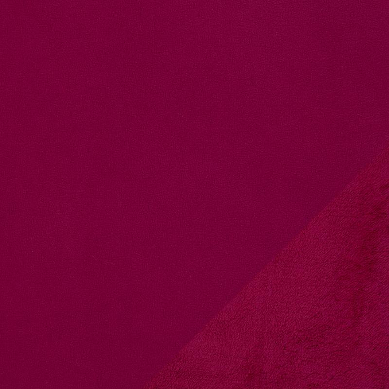 Doubleface Fleece "Tamme" fuchsie