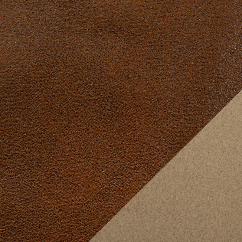Kunstleder Suede cognac/ braun
