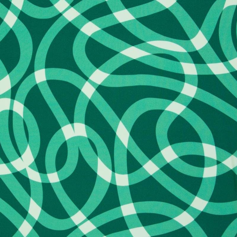 Viskose petrol mit weißen Linien abstrakt