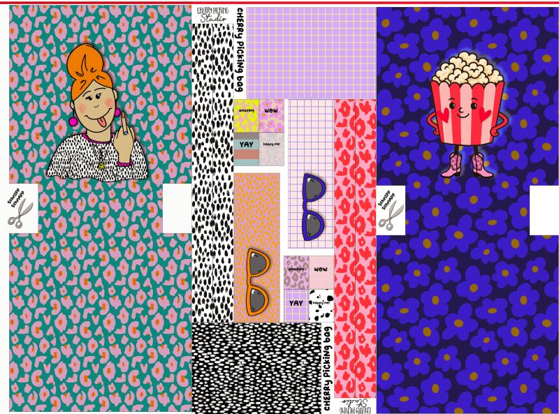 DIY Panel Cherry Picking Bag Popcorn