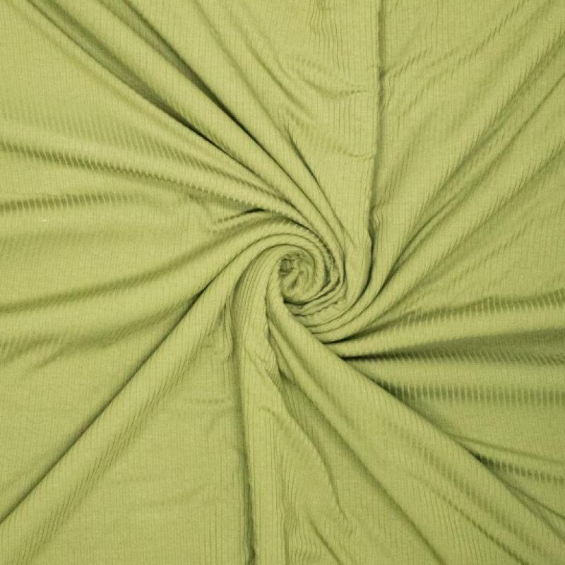 Bambusjersey RIPP uni khaki