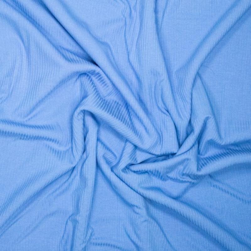 Bambusjersey RIPP uni blau