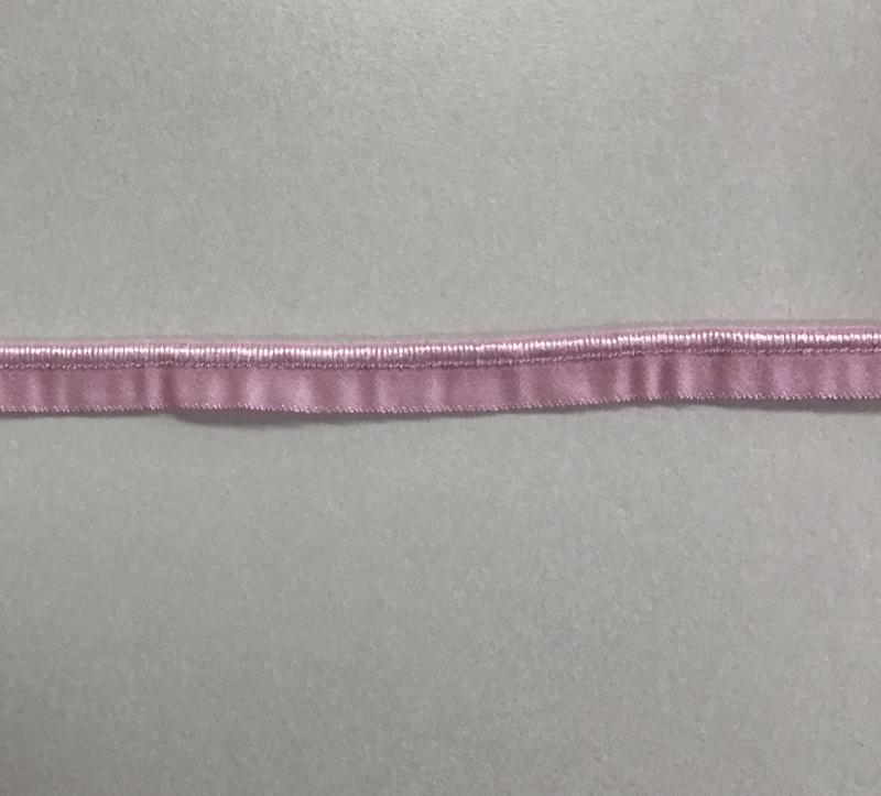 elastisches Paspelband rosa