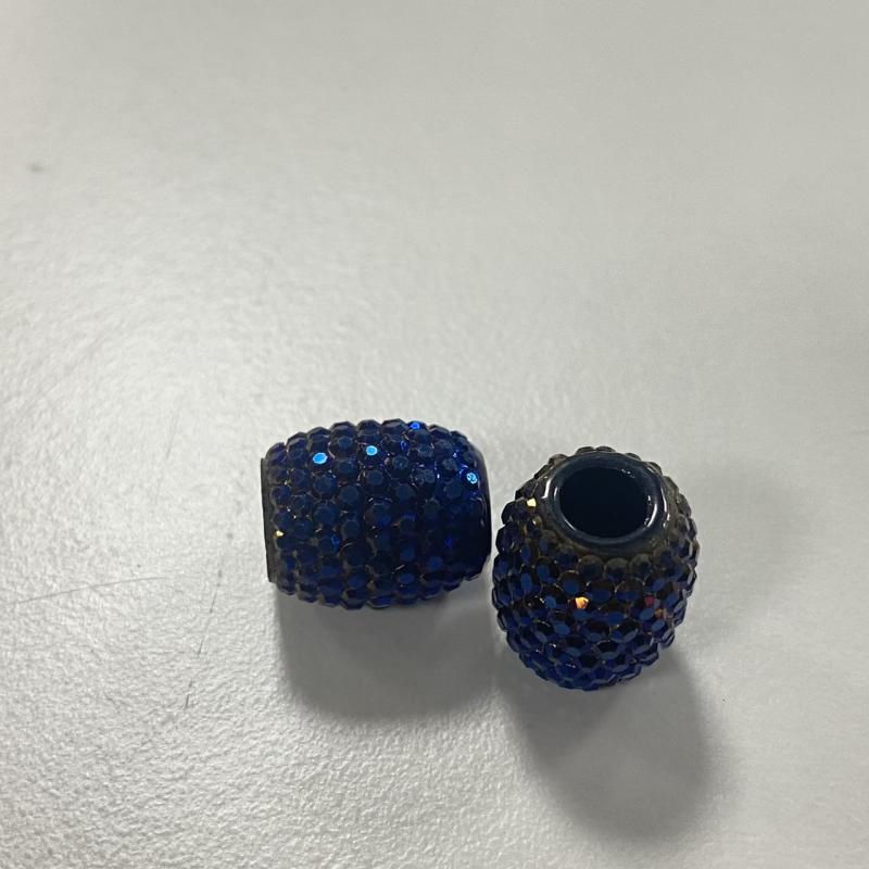 Perlenset dunkelblau Türkisblauerglanz (2 Stück)
