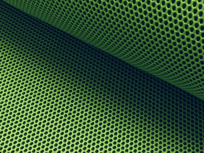 Netz 3D mit Geweberücken hellgrün
