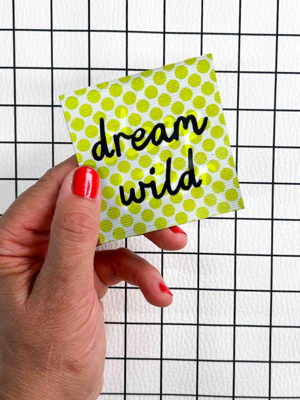 Flippatch "dream wild / sleep later"