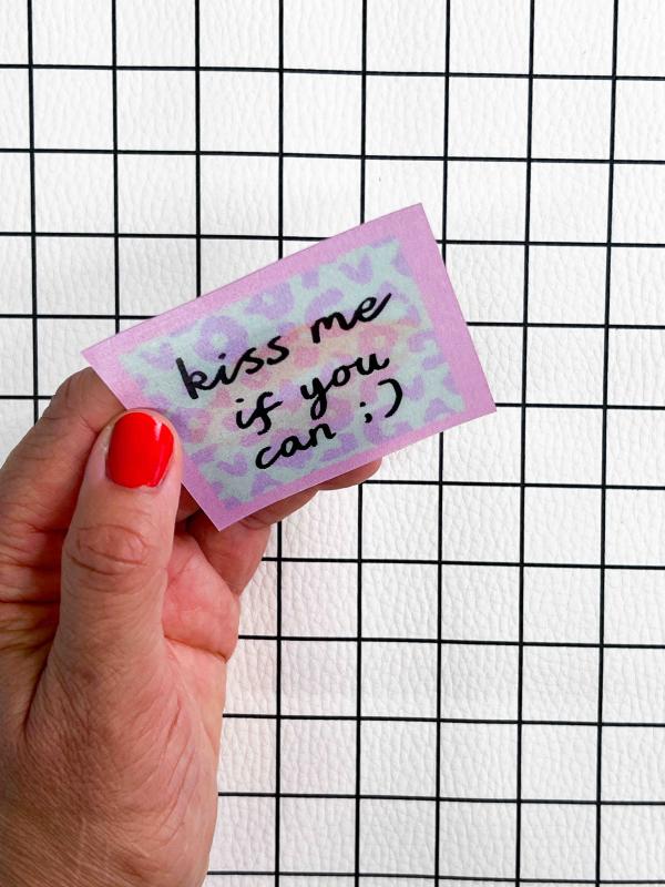 Flippatch "kiss me if you can"