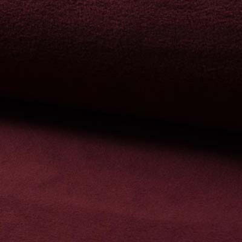 Fleece Sherpa Anti Pilling bordeaux