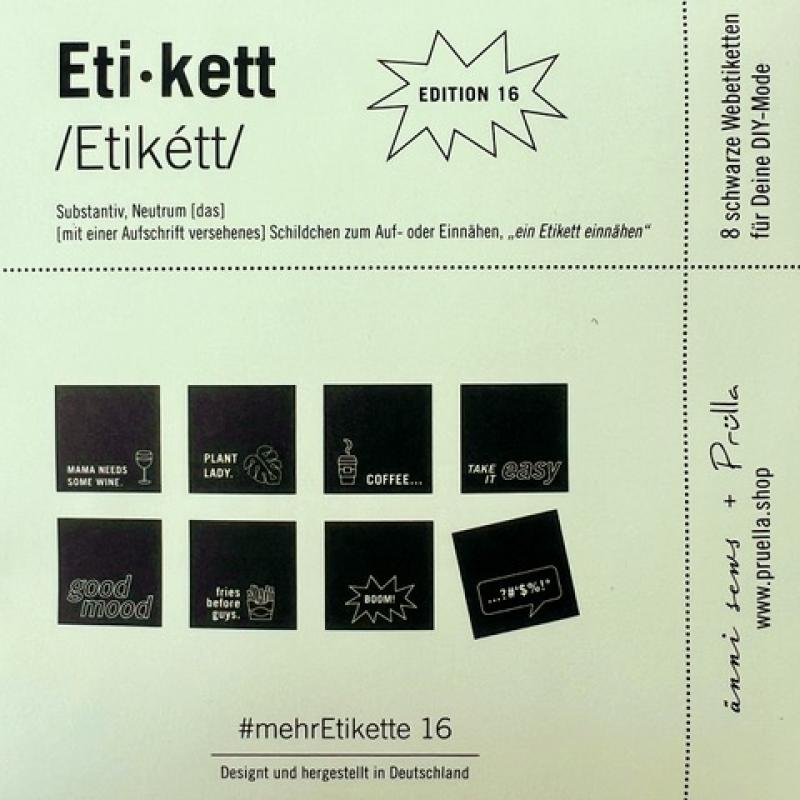 Webetiketten Set #mehretikette 16. Edition