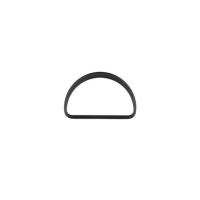 D-Ring 40 mm schwarz matt