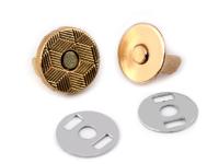Magnetverschluß 10 mm Durchmesser goldfarben