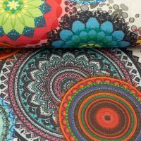 beschichtete Baumwolle Mandala bunt